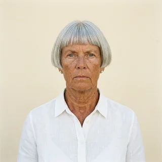 Passport photo of Birgit Halvorsen