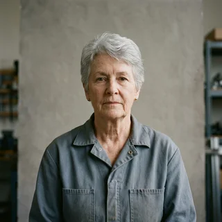 Crew portrait of Diane Pruett