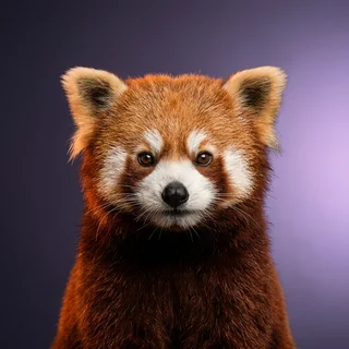 Corporate headshot of Pabu, a red panda